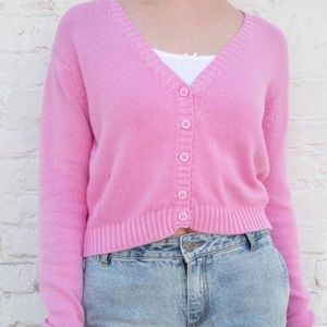 Brandy Melville pink bubblegum Billie sweater